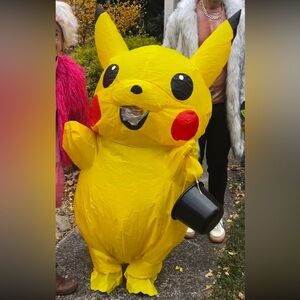 Child’s inflatable pikachu costume